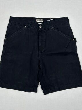 Vintage Route 66 Black Carpenter Jorts